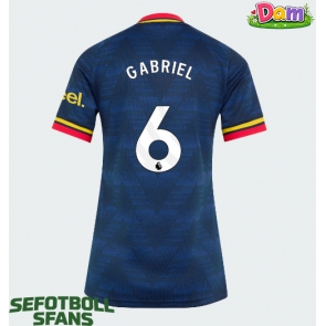 Arsenal Gabriel Magalhaes #6 Bortatröja Kvinnor 2026-27 Kortärmad